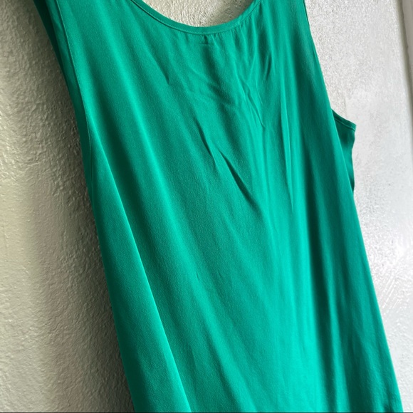 OTTE silk green tank top NWT P - Picture 7 of 8